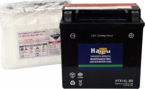HaiJiu 12Ah (HTX14L-BS / YTX14L-BS)