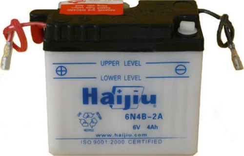 Μπαταρία Μοτοσυκλέτας Haijiu 6N4B-2A 6V 4Ah