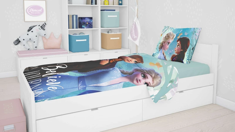 Dimcol Παπλωματοθήκη Σετ Frozen 160x240cm 980