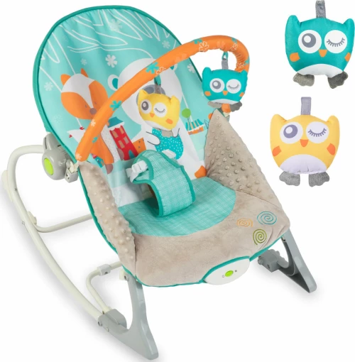 Ricokids Παιδικό Ρηλάξ Γαλάζιο & Γκρι