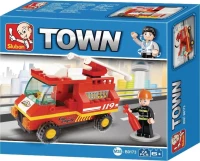 Sluban Town: Fire Truck 74τμχ