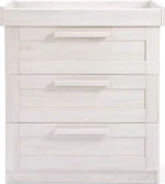 Βρεφική Συρταριέρα Atlas Nimbus White 89x52x95cm