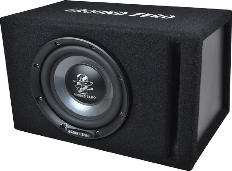 Ground Zero Gzib 200Xbr Subwoofer 8" Με Κούτα, Ισχύος 150Watt Rms/4Ω
