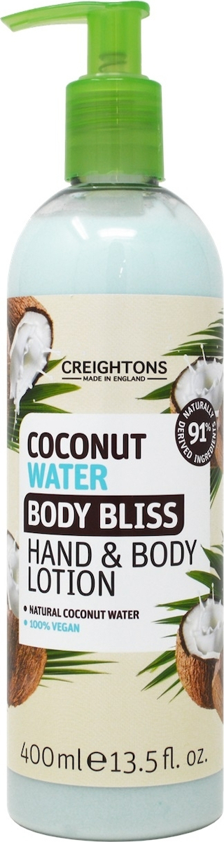 Creightons Body Bliss Coconut Water Hand And Body Lotion 400ml