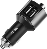 Bluetooth Fm Transmitter Hoco E19 Smart Με 2 Usb Θύρες Γκρι