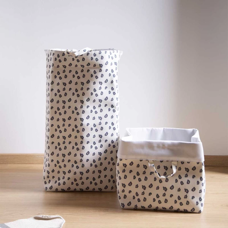 Childhome Canvas Box Leopard 32x32x60cm
