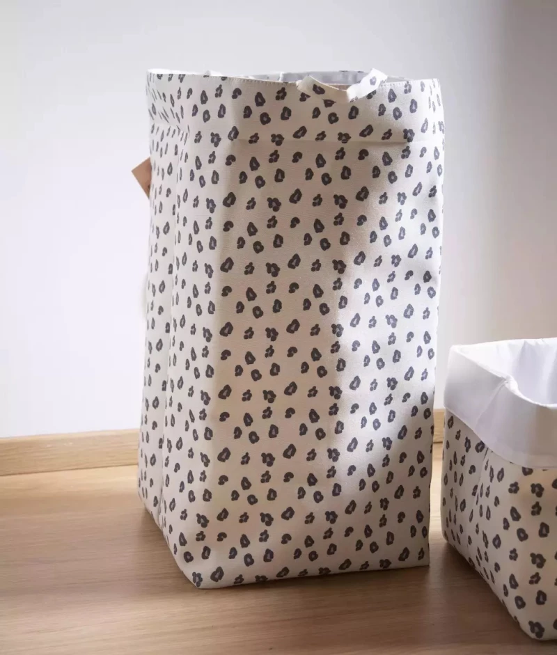 Childhome Canvas Box Leopard 32x32x60cm