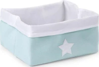 Childhome Canvas Box Mint White 40x30x20cm
