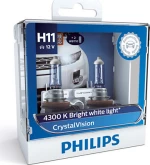 Philips H11 Crystal Vision 12V 2τμχ