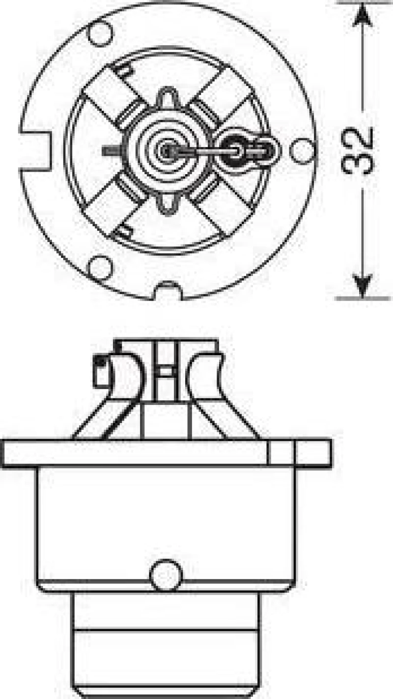 Lampa D4R HID Xenon 12V 1τμχ