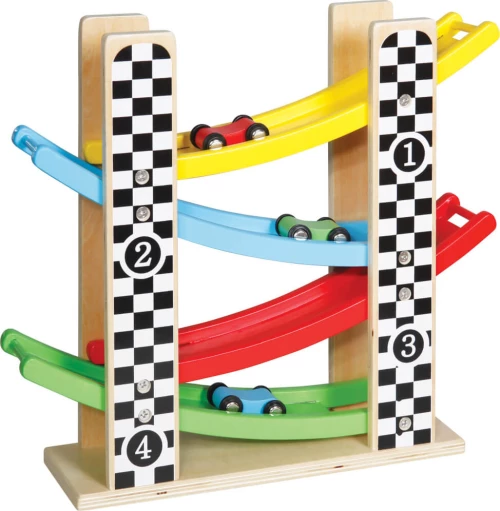 Spielmaus Κατρακύλα Ξύλινη Με Αυτοκίνητα