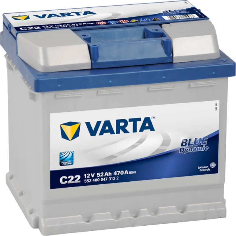 Varta Blue Dynamic C22 52AH-470EN