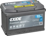 Exide Premium EA722 12V 72AH-720EN