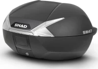 Shad SH47 Μπαγκαζιέρα με Λευκό Κρύσταλλο 47lt 712-06-47100