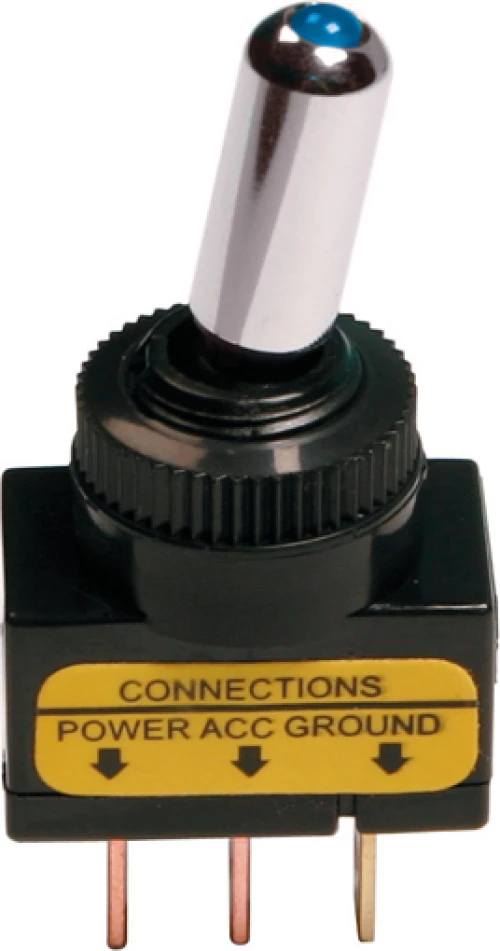 Lampa Racing-Type Aluminium Toggle Switch Blue Led
