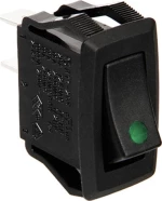 Lampa Rocker Switch with Green Led