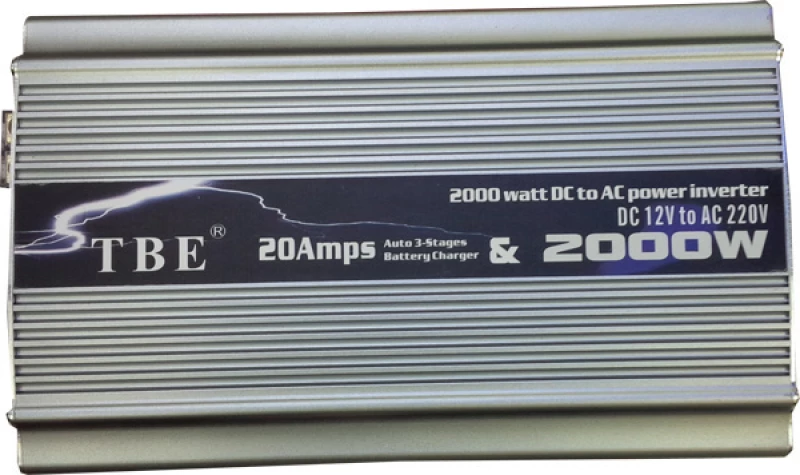 Inverter Καθαρού Ημιτόνου Dc 12V Σε Ac 220V Με Usb Tbe 2000W