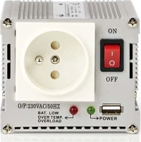 Inverter 300W 12V Dc Σε 230V Ac Nedis Pims30012E