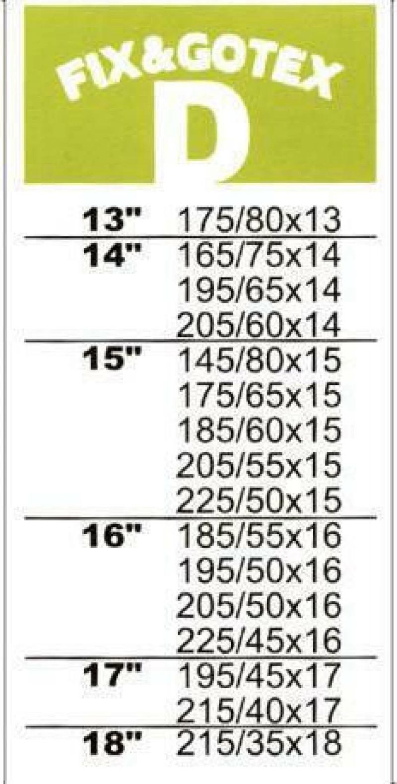 Siepa FIX&GO Tex Size D