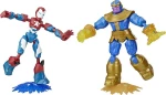 Hasbro Marvel: Avengers Bend And Flex - Iron Patriot Vs Thanos (E9197)