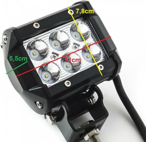 Προβολέας Led 18W 12V - Rolinger Bca-R3018