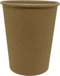 Χάρτινο Ποτήρι Ζεστού Kraft 8oz - 50τεμ