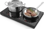 Επαγωγική εστία ψηφιακή διπλή induction 3500W black line Hendi 239414