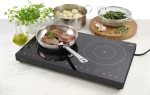 Επαγωγική εστία ψηφιακή διπλή induction 3500W black line Hendi 239414