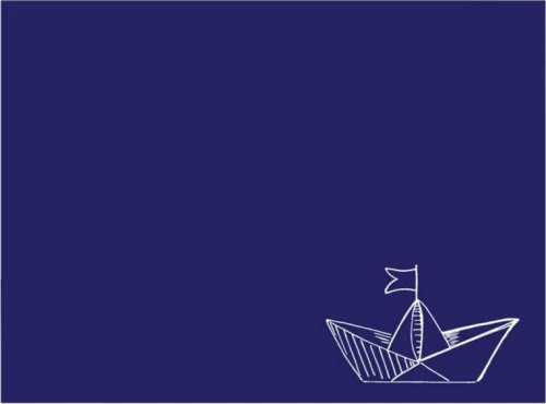 Σουπλά Βάρκα Μπλε 40x30cm (500τμχ)