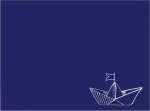 Σουπλά Βάρκα Μπλε 40x30cm (500τμχ)