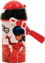Gim Πλαστικό Παγούρι Flip Pop Up Miraculous Super Heroes 500ml
