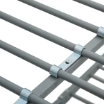 Πλαίσιο Κουκέτας Γκρι 140x200 εκ. / 90x200 εκ. Μεταλλικό