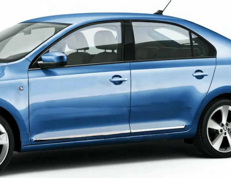 S-dizayn Skoda Rapid 4D 2012+ Door Protection Trim Chrome 7209400