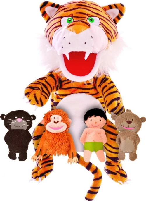 Fiesta Crafts Finger Puppet Wild Animals