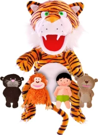 Fiesta Crafts Finger Puppet Wild Animals