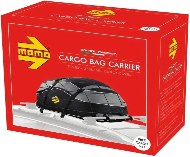 Momo Cargo Bag Carrier 370lt Black/Grey