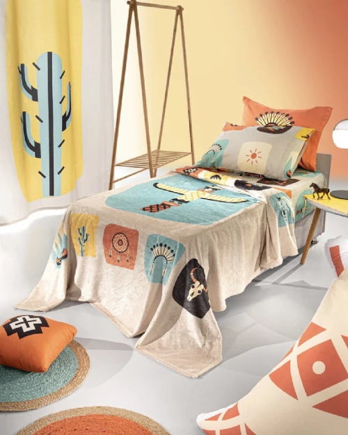 Saint Clair Κουβέρτα Fleece Indian 160x220cm
