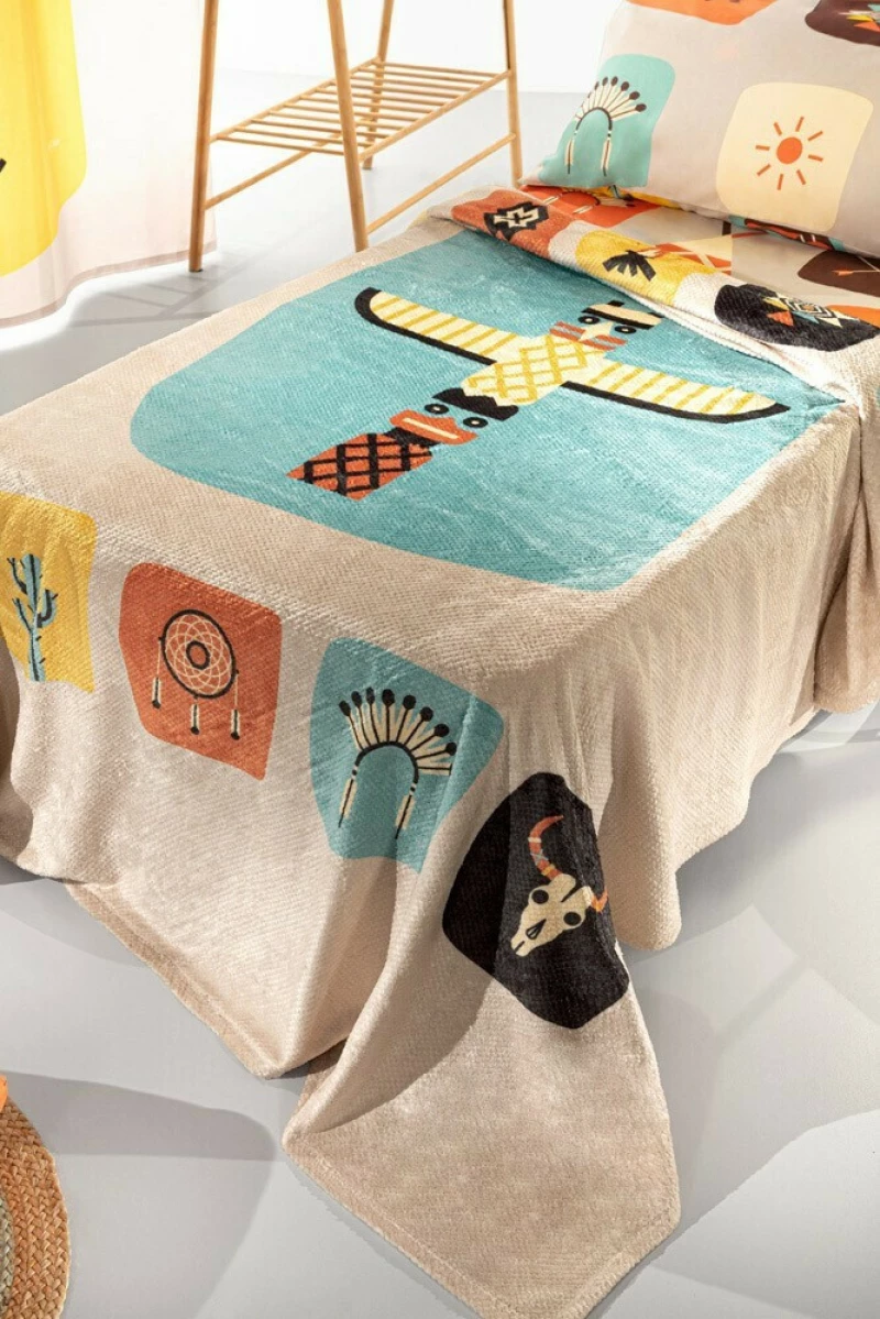 Saint Clair Κουβέρτα Fleece Indian 160x220cm