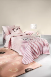 Saint Clair Μαξιλαροθήκη Rosie 50x70cm Pinky