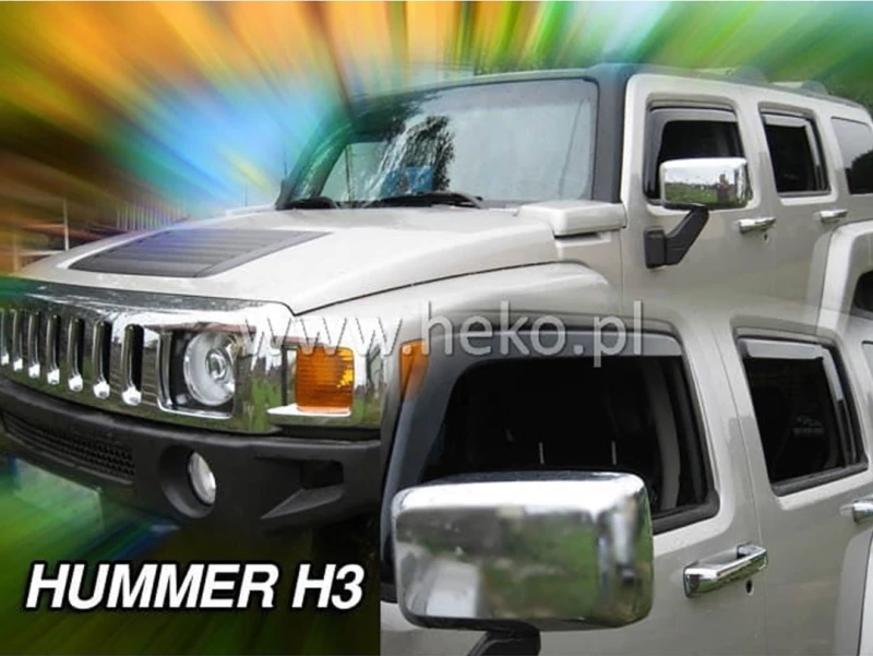Heko Σετ Ανεμοθραύστες Μπροστινοί / Πίσω για Hummer H3 5D 4τμχ