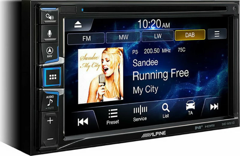 Alpine INE-W611D με Bluetooth