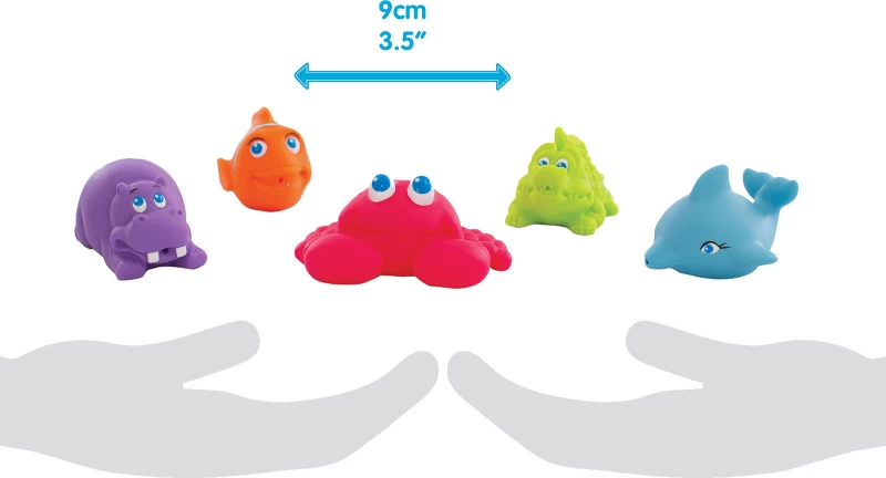 Playgro Under The Sea Squirtees 5pcs