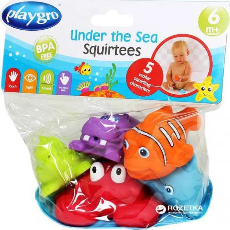 Playgro Under The Sea Squirtees 5pcs