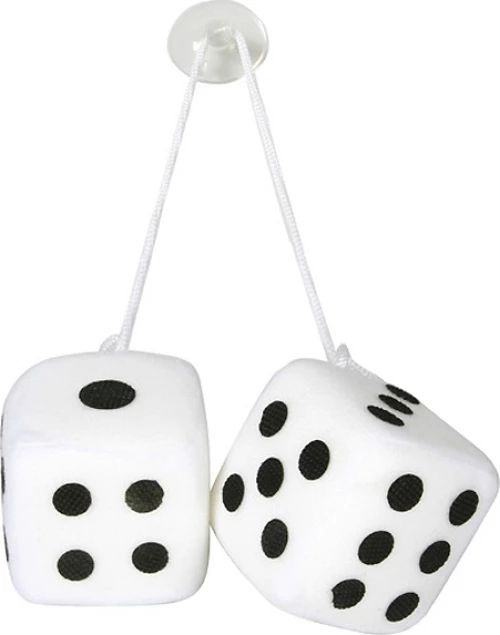 Lampa Διακοσμητικά Ζάρια Άσπρα 7x7cm