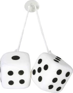 Lampa Διακοσμητικά Ζάρια Άσπρα 7x7cm