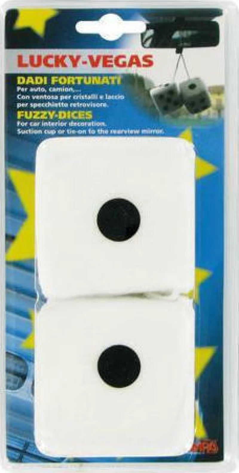 Lampa Διακοσμητικά Ζάρια Άσπρα 7x7cm
