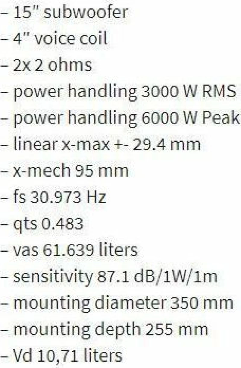 DD Audio Redline 818d D1