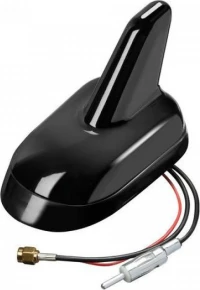 Κεραια Καρχαριας Aero-Fin 5 12V Μαυρη Am/Fm/Gps Με Ενισχυτη Σηματος 64X108X67Mm