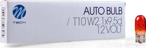 M-Tech T10 Standard Amber 12V 10τμχ