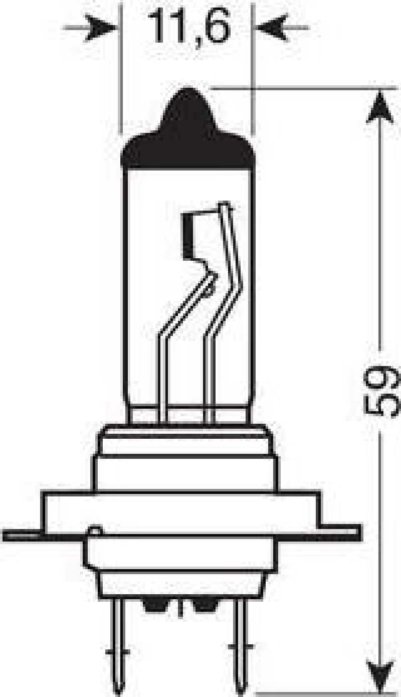 Lampa H7 Halogen 24V 1τμχ